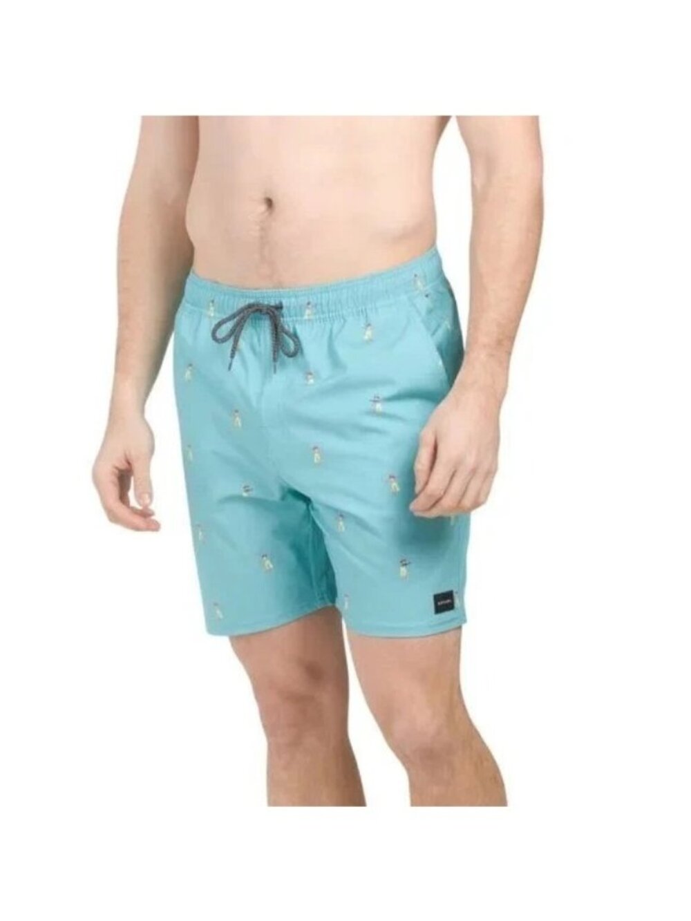 Tommy Bahama Swimming Trunks Mens Size XL Blue Swim Shorts Rip Curl Volley Hula